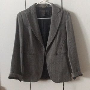 Banana Republic fitted grey blazer